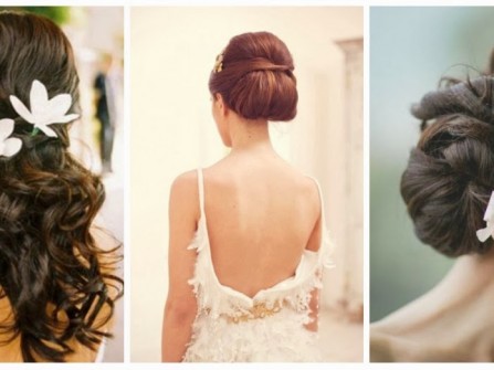 5 kiểu tóc cưới tuyệt đẹp cho cô dâu 2013