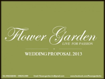 Flower Garden - Các gói cưới hỏi dành cho mùa cưới 2013