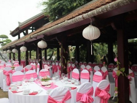 Địa điểm tổ chức đám cưới ngoài trời ở Hà Nội