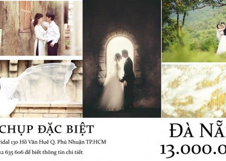 Uniquely Bridal giảm giá gói chụp ảnh cưới ngoại cảnh Đà Nẵng