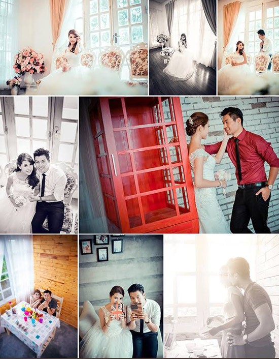 Địa điểm chụp ảnh cưới biệt thự hoa hồng ở Hà Nội