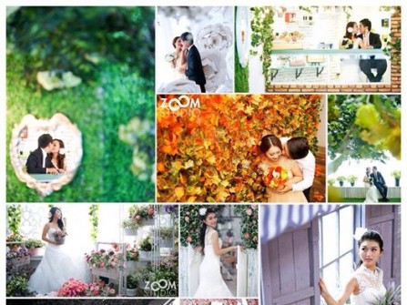 Chụp ảnh cưới tại phim trường The Vow Wedding House cùng ekip Zoom Studio