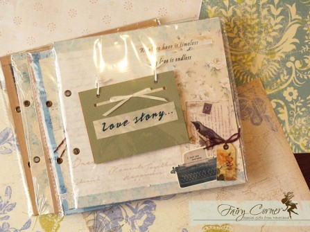 Scrapbook cưới - layer & cover