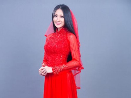 Mẫu áo dài cưới đẹp hút hồn cô dâu Việt