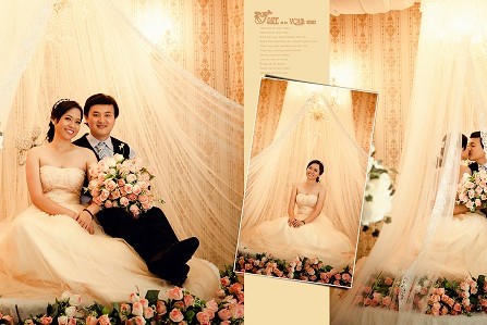 Ảnh cưới Hàn Quốc lãng mạn ở sài gòn 
