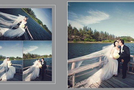 Địa điểm chụp ảnh cưới đẹp ở Hồ Cốc.