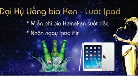 Tiệc Đại Hỷ - Uống Bia Ken - Lướt Ipad