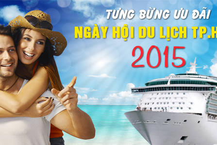 Tưng bừng tài trợ giá tour du thuyền tại Ngày hội Du lịch TP.HCM 2015