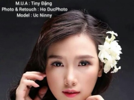 Nhân dịp năm mới Tiny Makeup & Hair miễn phí trang điểm thử cho cô dâu.