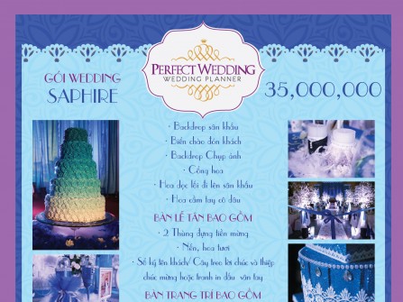 giảm giá gói "wedding Saphire"