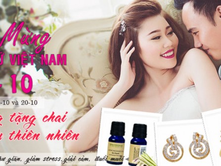 Khuyến mãi khi mua nữ trang mừng ngày phụ nữ Việt Nam 2015