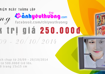 Quà tặng Photobook từ anhyeuthuong.com