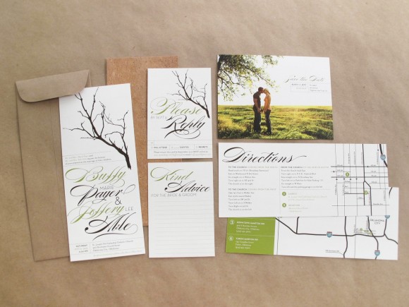 Thiệp cưới đẹp thiết kế bì thư sáng tạo