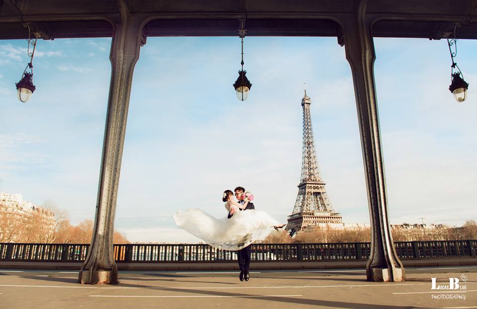 Địa điểm chụp ảnh cưới: Thiên đường Paris, Pháp