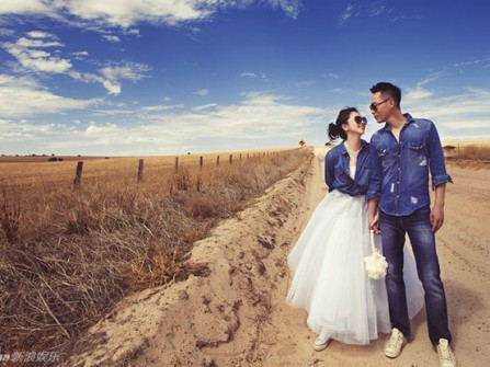 Váy cưới tuyệt đẹp của sao Hoa ngữ nửa đầu 2014