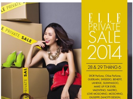ELLE Private Sale 2014 - Ngày hội mua sắm hàng hiệu giảm giá