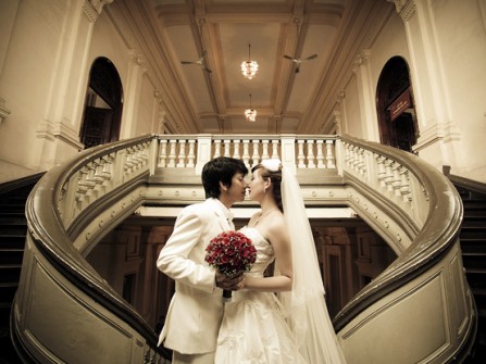 Địa điểm chụp ảnh cưới: Bảo tàng thành phố Hồ Chí Minh
