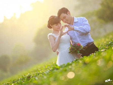 Ảnh cưới đẹp ngoại thành ven Hà Nội: Bách ♥ Thúy