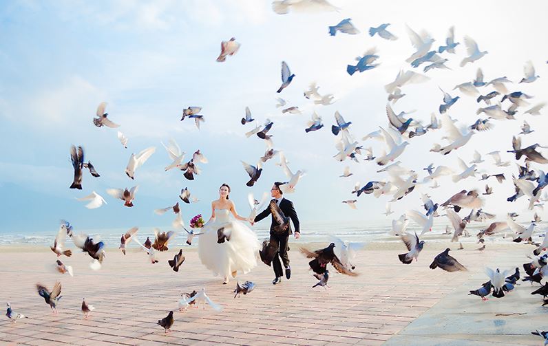 Địa điểm chụp ảnh cưới: Công viên Biển Đông, Đà Nẵng