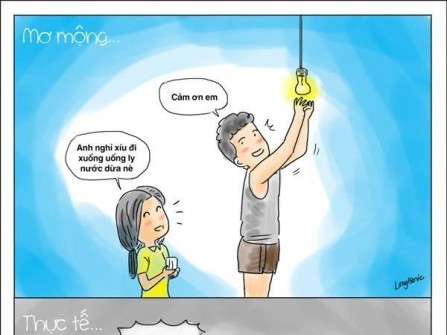 Mơ mộng và thực tế ^^