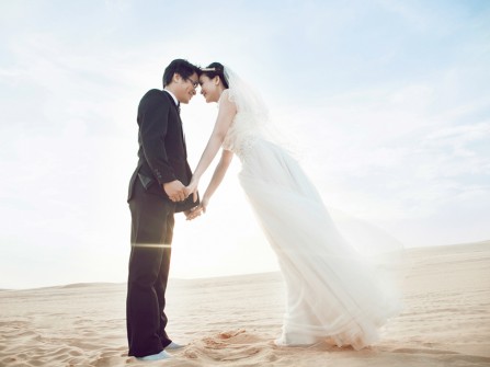 Địa điểm chụp ảnh cưới: Đồi cát vàng, Phan Thiết