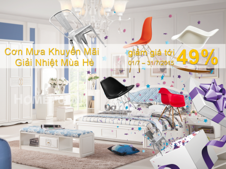 Nội Thất HOME’FURNI Giảm Giá Sốc Tới 49%