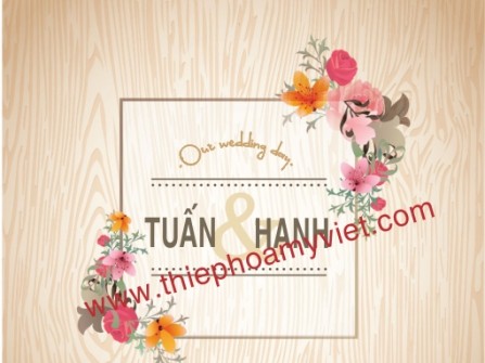 Thiệp cưới rẻ đẹp