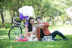 Album cưới picnic lãng mạn