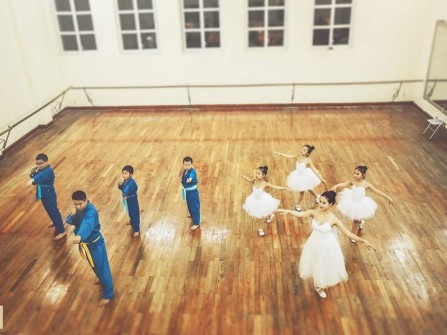 Chuyện tình ballet và võ thuật