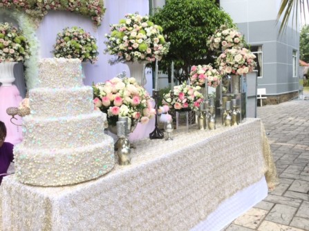 Tiệc cưới tông màu pastel sang trọng ở Kiên Giang