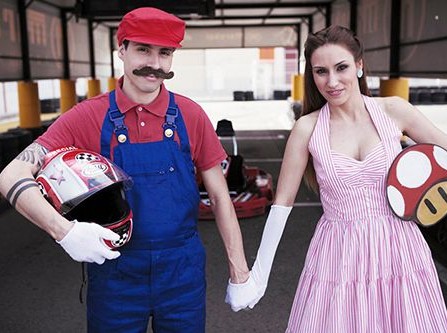 Theme cưới dành cho fan game Super Mario