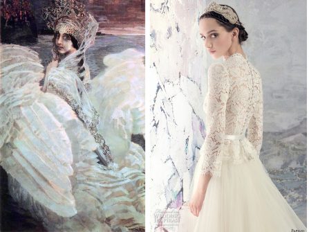Bộ sưu tập váy cưới lấy cảm hứng từ tác phẩm hội họa Công chúa Thiên nga