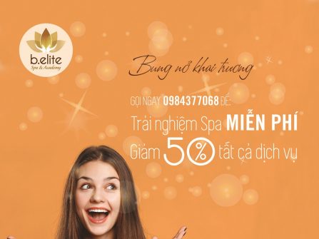 Tặng 50% phí dịch vụ spa trong mùa thu