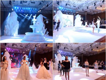 Hình ảnh set up triển lãm cưới Marry Wedding Day Hà Nội 2016 - Giọt Yêu