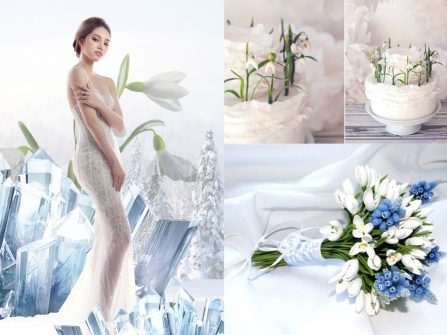 Hé lộ hình ảnh hoa xuyên tuyết tại triển lãm cưới Marry Wedding Day "Giọt Yêu"