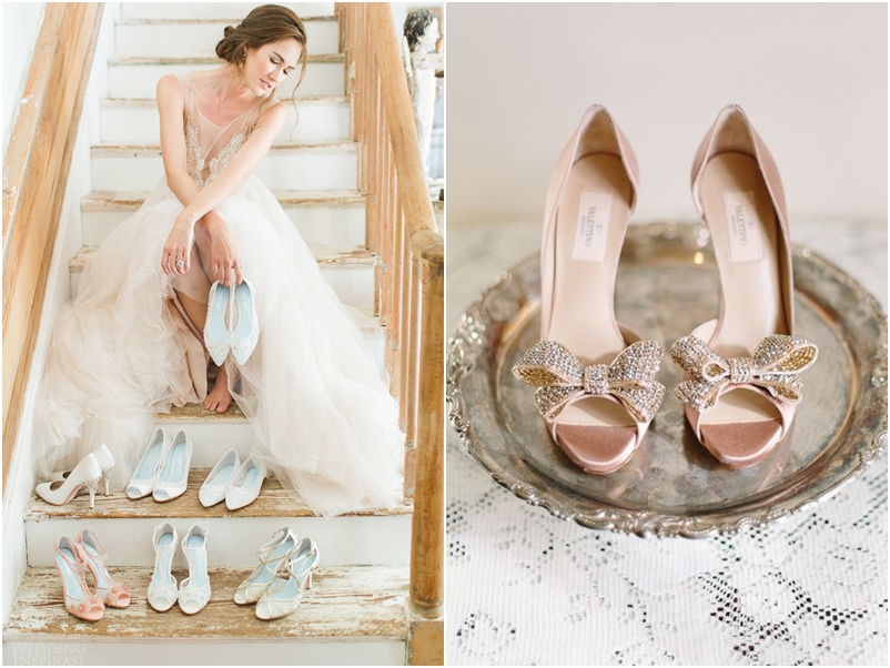 Những thiết kế giày cưới sang trọng và lộng lẫy nhất cho cô dâu