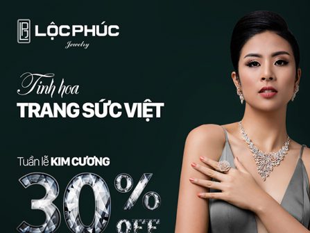 Cơ hội ưu đãi 30% khi mua trang sức kim cương