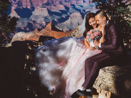 Ảnh cưới chụp tại Grand Canyon National Park.