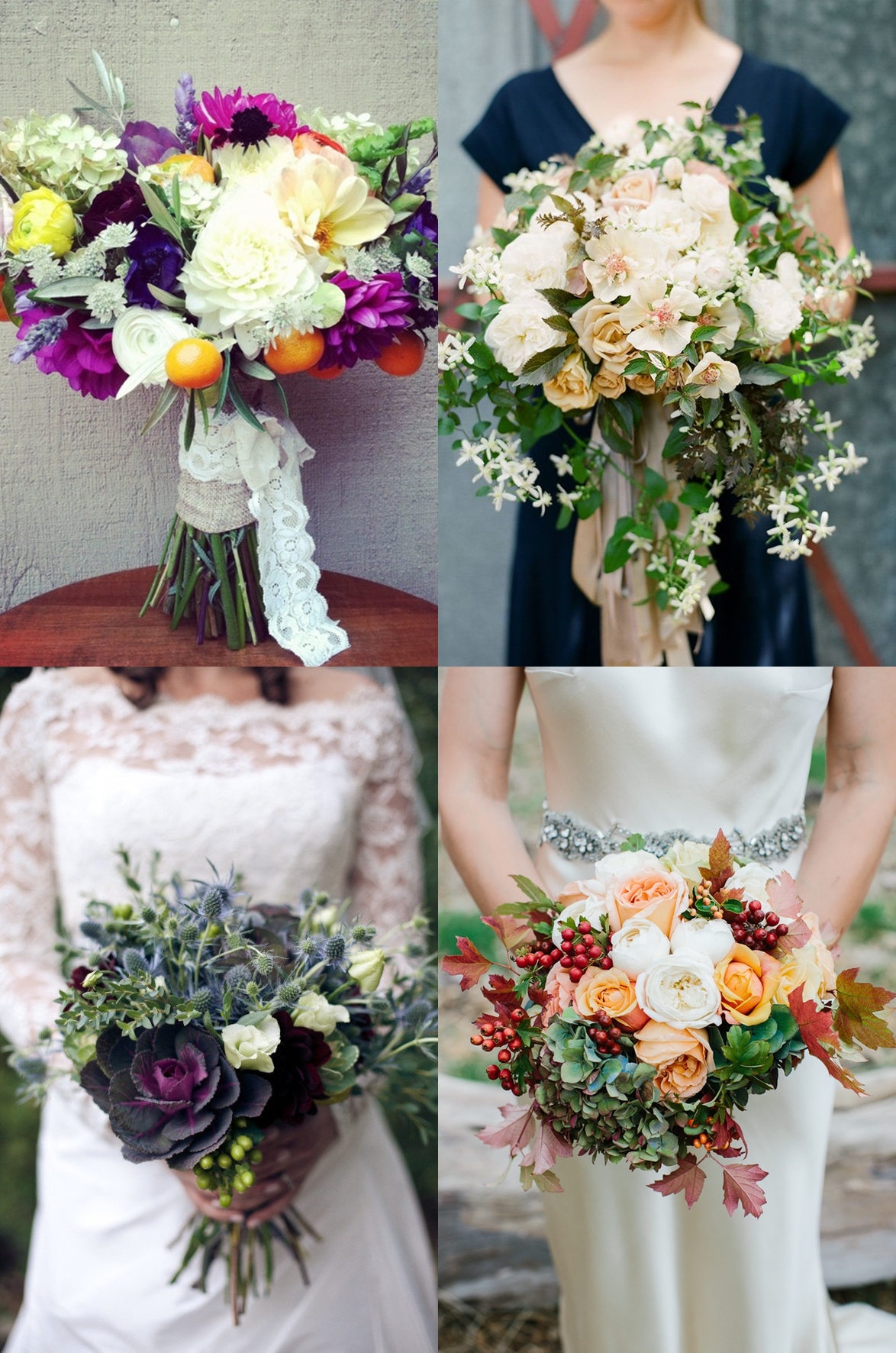 4 mẫu hoa cưới cầm tay giản đơn mà sang trọng
