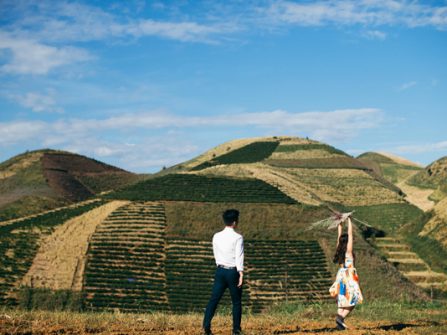 Ảnh cưới đẹp tại cao nguyên Mộc Châu