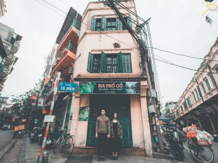 Bộ ảnh cưới street style phố cổ hà nội: minh duy - thùy vân