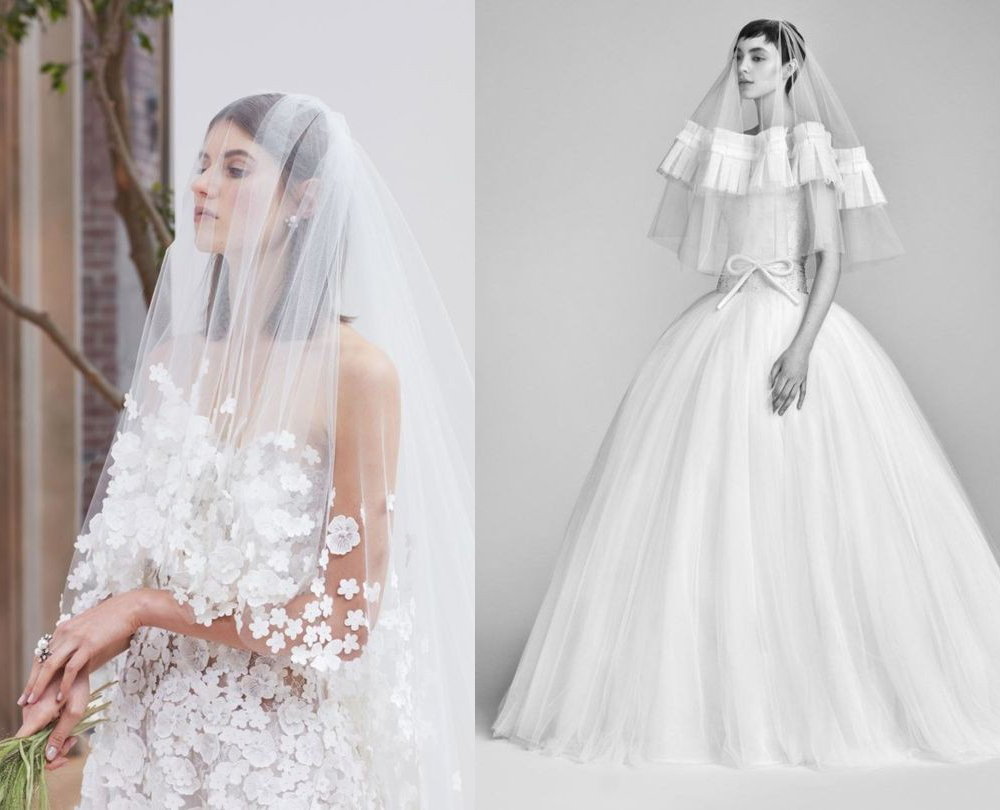 Cùng Marry tìm những mẫu khăn voan cô dâu thật ưng ý với những thiết kế váy cưới đẹp mới nhất từ tuần lễ thời trang cưới Xuân Hè 2018