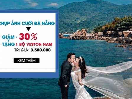 Chụp Ảnh Cưới Đà Nẵng tặng ngay 01 bộ veston nam cao cấp