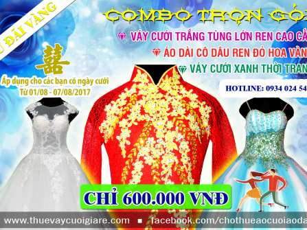 Hình ảnh các chương trình ưu đãi tại Shop cho thuê áo cưới