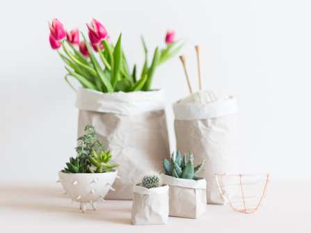 Cách làm hoa tulip bằng giấy nhún xinh xắn đơn giản nhất