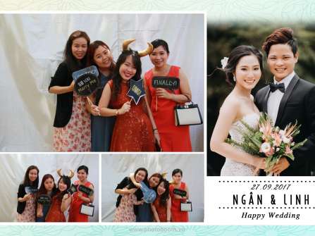 Ngan & Linh Wedding by WefieBox Photobooth Vietnam