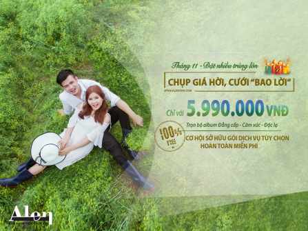 Trọn gói Album Ngoại cảnh chỉ 5.990.000đ