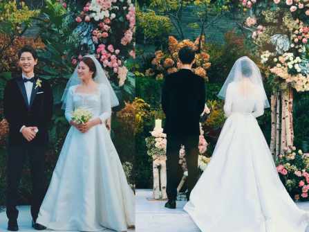 Khám phá bí mật xa xỉ đằng sau chiếc váy cưới của Song Hye Kyo