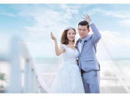 Chụp ảnh cưới Hồ Yên Trung - Tuần Châu- phim trường - Việt & Thiên