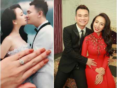 Khắc Việt lại tặng vợ nhẫn kim cương ngay trước ngày cưới
